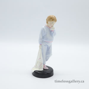 HN2953 Sleepy Darling - Vintage Porcelain Figurine by Royal Doulton, dated 1981 (Item# P-4408)-Timeless Gallery