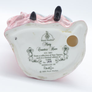HN3007 Mary Countess Howe - Limited Edition - Vintage Porcelain Figurine by Royal Doulton, dated 1990 (Item# P-3773)-Timeless Gallery