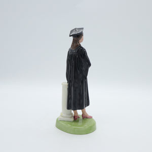 HN3016 Graduate - Girl Version - Vintage Porcelain Figurine by Royal Doulton, circa 1990 (Item# P-5431)-Timeless Gallery