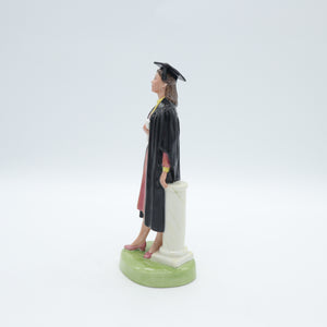 HN3016 Graduate - Girl Version - Vintage Porcelain Figurine by Royal Doulton, circa 1990 (Item# P-5431)-Timeless Gallery