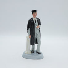 将图片加载到图库查看器，HN3017 Graduate - Boy Version - Vintage Porcelain Figurine by Royal Doulton, circa 1990 (Item# P-9863)-Timeless Gallery
