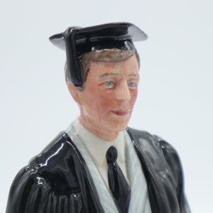 HN3017 Graduate - Boy Version - Vintage Porcelain Figurine by Royal Doulton, circa 1990 (Item# P-9863)-Timeless Gallery