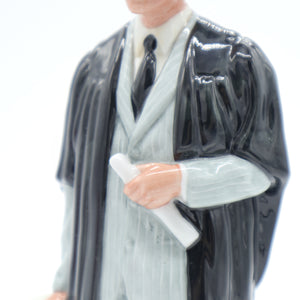 HN3017 Graduate - Boy Version - Vintage Porcelain Figurine by Royal Doulton, circa 1990 (Item# P-9863)-Timeless Gallery