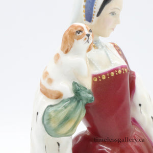 HN3232 Anne Boleyn - Limited Edition - Vintage Porcelain Figurine by Royal Doulton, dated 1990 (Item# P-4513)-Timeless Gallery