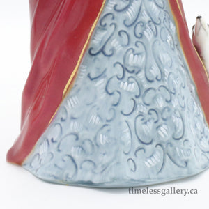 HN3232 Anne Boleyn - Limited Edition - Vintage Porcelain Figurine by Royal Doulton, dated 1990 (Item# P-4513)-Timeless Gallery