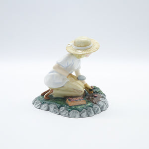 HN3401 Gardening Time - Vintage Porcelain Figurine by Royal Doulton, circa 1992 (Item# P-8691)-Timeless Gallery