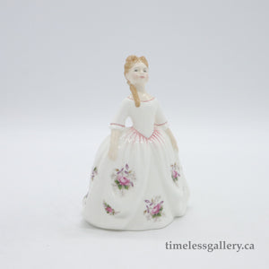 HN3481 Lavender Rose - Vintage Porcelain Figurine by Royal Doulton, circa 1995 (Item# P-7712)-Timeless Gallery