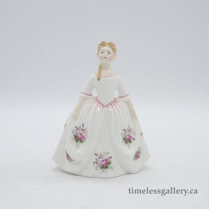 HN3481 Lavender Rose - Vintage Porcelain Figurine by Royal Doulton, circa 1995 (Item# P-7712)-Timeless Gallery