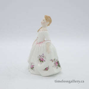 HN3481 Lavender Rose - Vintage Porcelain Figurine by Royal Doulton, circa 1995 (Item# P-7712)-Timeless Gallery