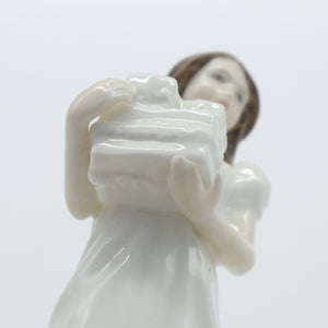 HN3493 Christmas Parcels - Vintage Porcelain Figurine by Royal Doulton, circa 1995 (Item# P-8468)-Timeless Gallery