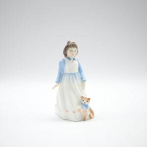 HN3876 Kitty - Vintage Porcelain Figurine by Royal Doulton, circa 1998 (Item# P-3229)-Timeless Gallery