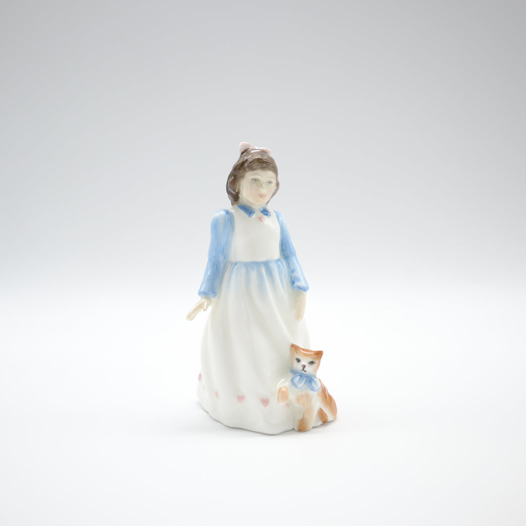 HN3876 Kitty - Vintage Porcelain Figurine by Royal Doulton, circa 1998 (Item# P-3229)-Timeless Gallery