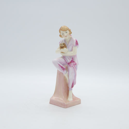 HN4247 Lido Lady - Vintage Porcelain Figurine by Royal Doulton, circa 2000 (Item# P-5563)-Timeless Gallery