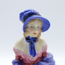Load image into Gallery viewer, HN728 Victorian Lady - Classic - Vintage Porcelain Figurine by Royal Doulton, dated 1941 (Item# P-2908)-Timeless Gallery
