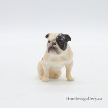 将图片加载到图库查看器，K1 Bulldog - Vintage Porcelain Figurine by Royal Doulton, circa 1960 (Item# P-2913)-Timeless Gallery
