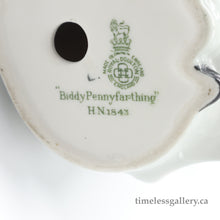将图片加载到图库查看器，HN1843 Biddy Penny Farthing - Vintage Porcelain Figurine by Royal Doulton, circa 1950 (Item# P-1056)-Timeless Gallery
