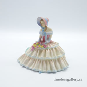 HN1732 Daydreams - Rare Rose Edition - Vintage Porcelain Figurine by Royal Doulton, circa 1940 (Item# P-1246)-Timeless Gallery