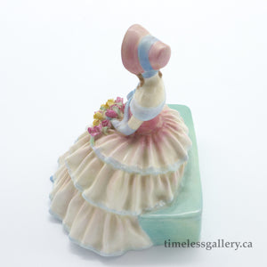 HN1732 Daydreams - Rare Rose Edition - Vintage Porcelain Figurine by Royal Doulton, circa 1940 (Item# P-1246)-Timeless Gallery