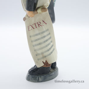 HN2244 Newsboy - Rare - Vintage Porcelain Figurine by Royal Doulton, circa 1960 (Item# P-1376)-Timeless Gallery