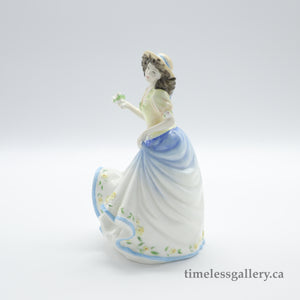 HN3688 Emily - Collector Edition - Vintage Porcelain Figurine by Royal Doulton, dated 1995 (Item# P-1467)-Timeless Gallery