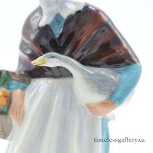 HN1991 Country Lass - Vintage Porcelain Figurine by Royal Doulton, circa 1980 (Item# P-1569)-Timeless Gallery