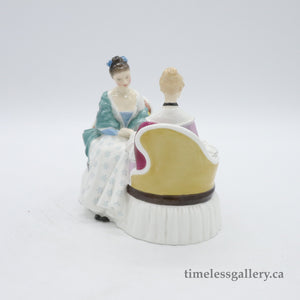 HN2276 Heart to Heart - Popular - Vintage Porcelain Figurine by Royal Doulton, circa 1970 (Item# P-1607)-Timeless Gallery